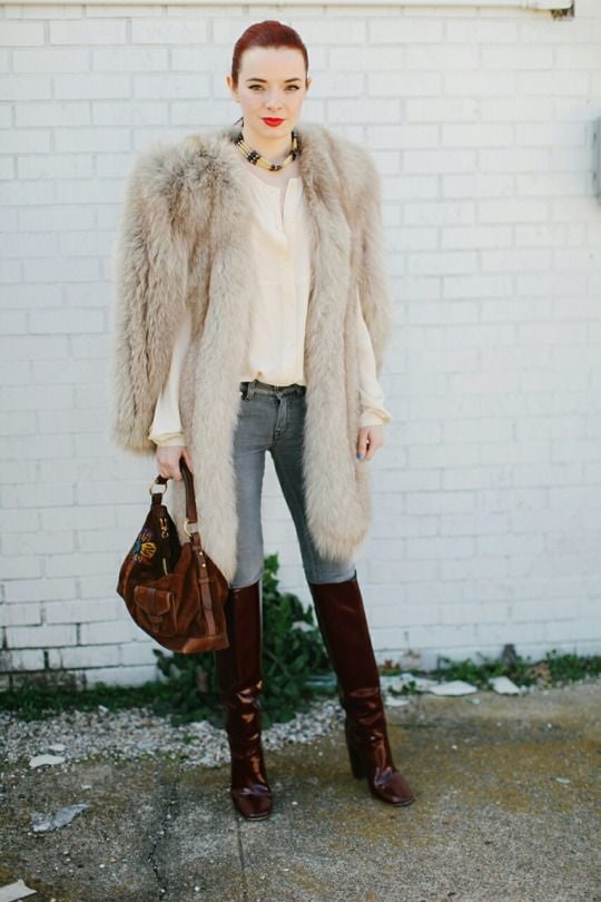 woman in fur coat 22 #101782975