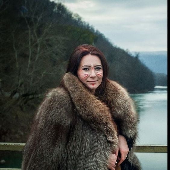 woman in fur coat 22 #101783184