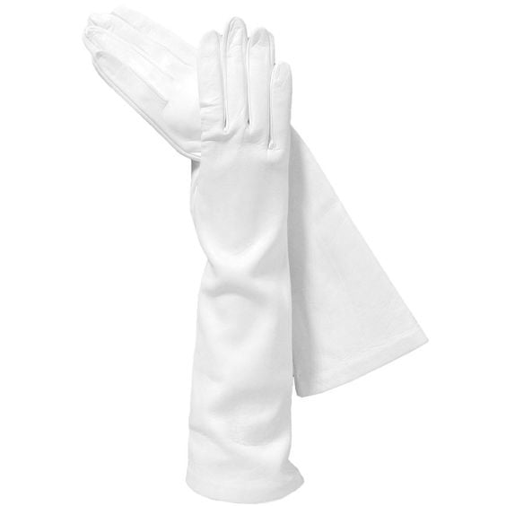Weiße Lederhandschuhe 3 - von redbull18
 #97420598