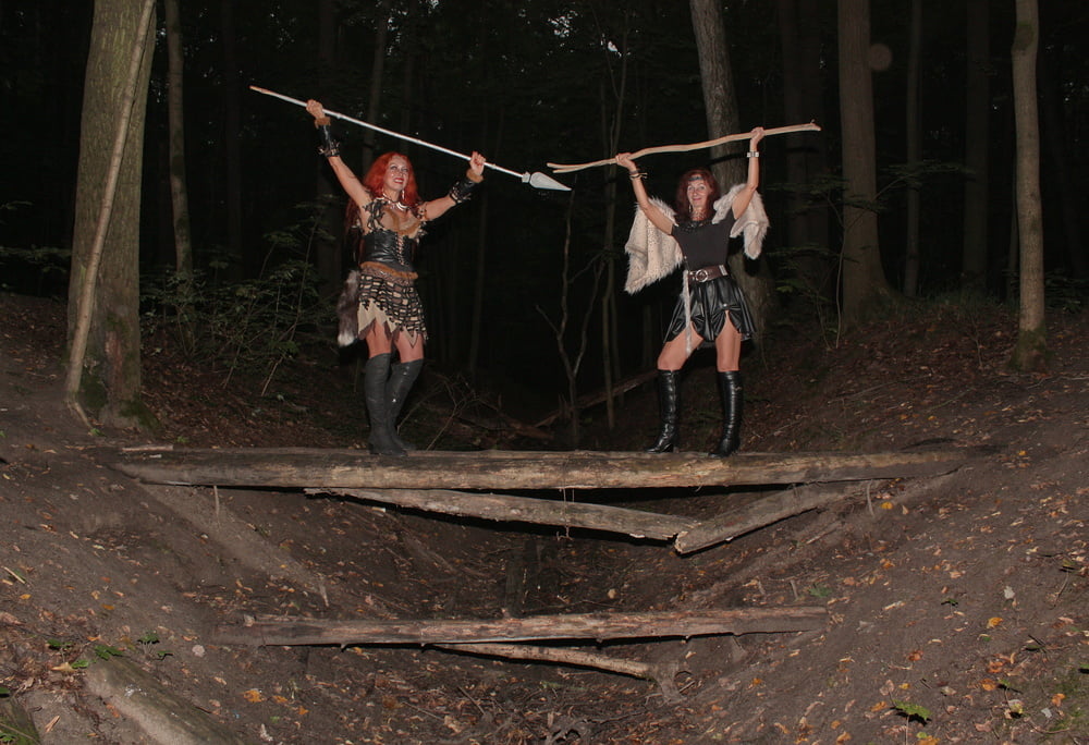 Savage Girls on Log together #106652757