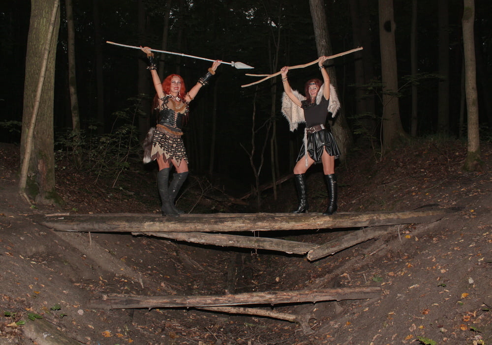 Savage Girls on Log together #106652761
