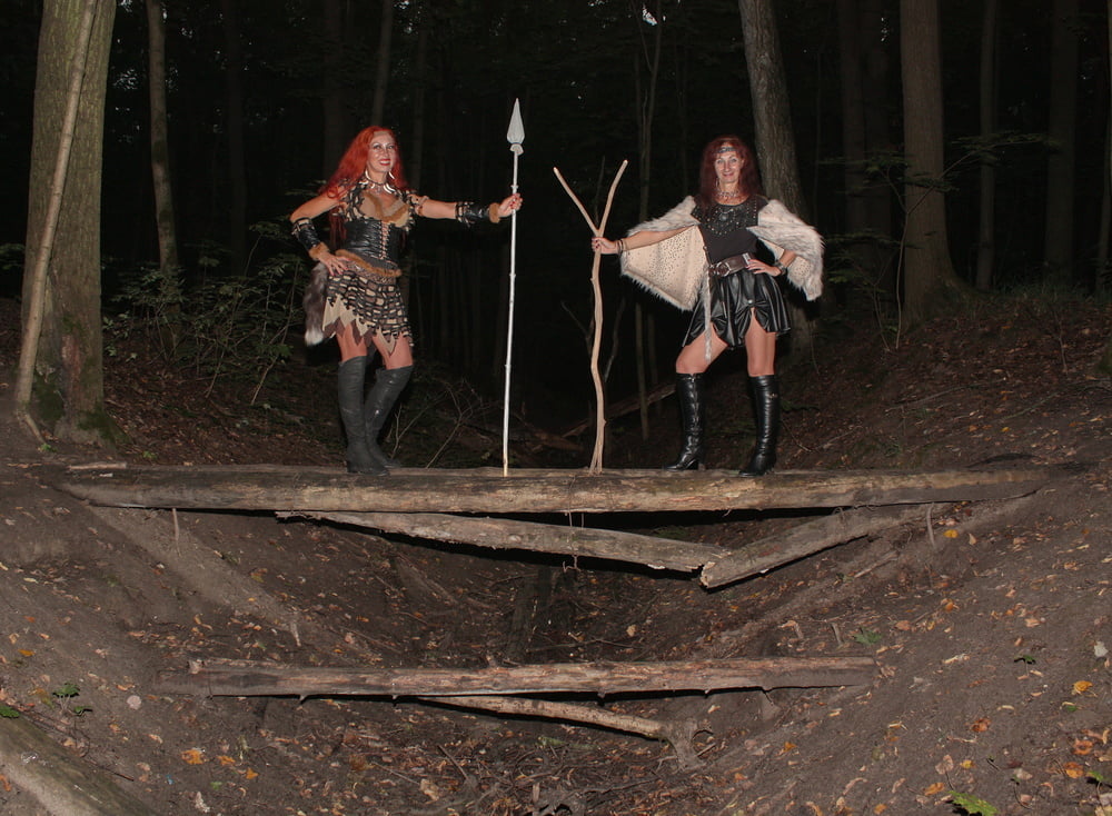 Savage Girls on Log together #106652765