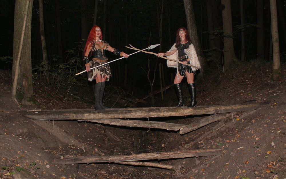 Savage Girls on Log together #106652774