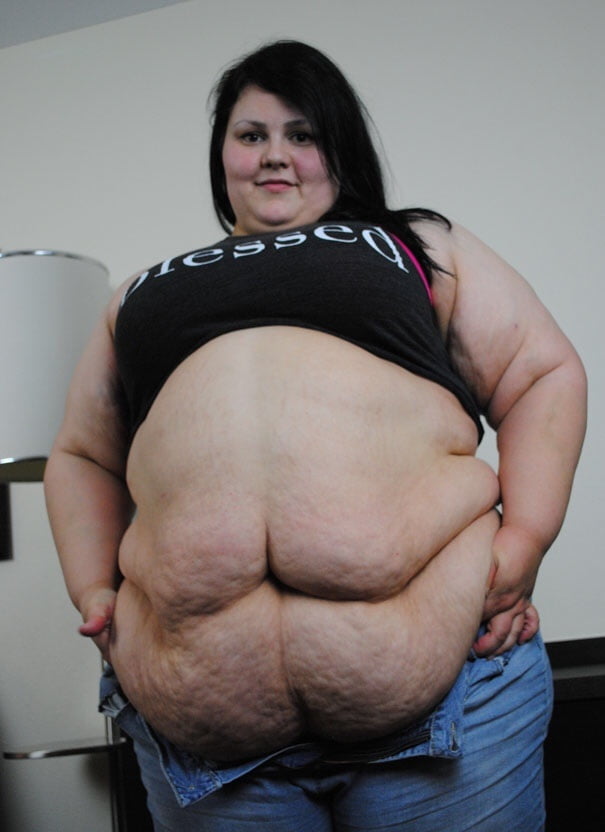 Overfed Big Belly Brunette #99868130