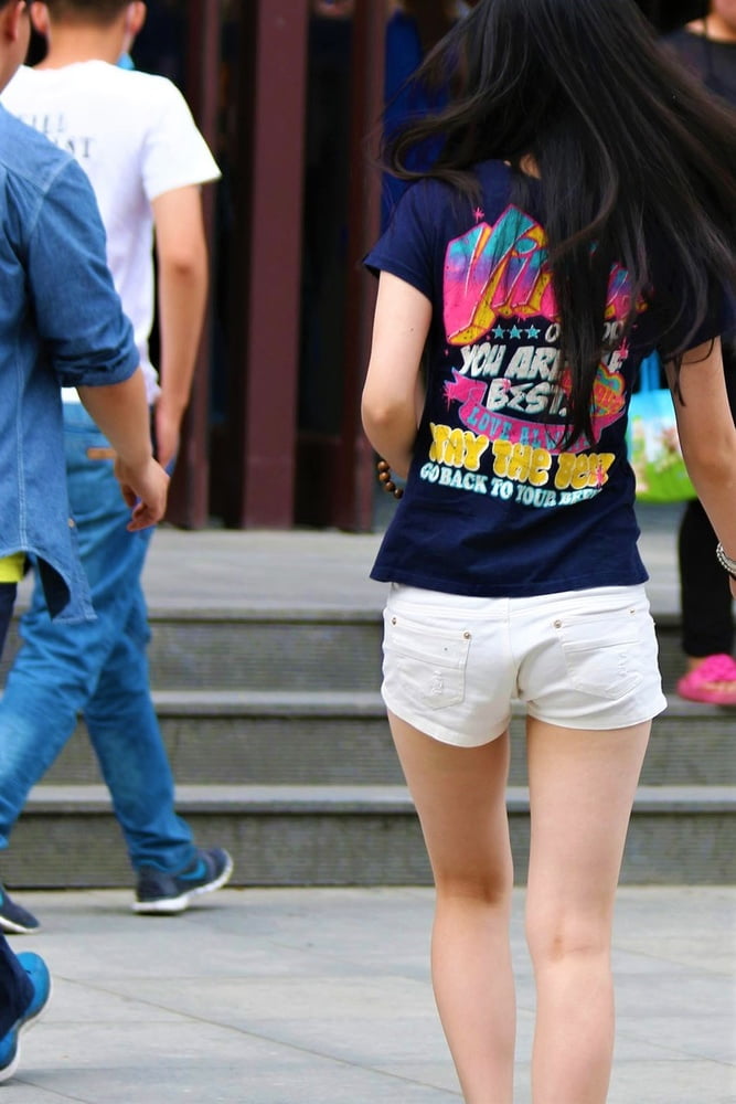 Voyeur: Chinese skinny bums in shorts.... #100086038