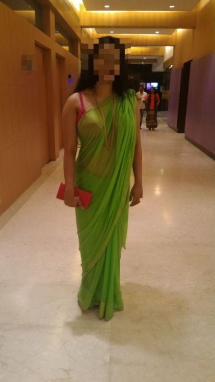 Desi Indian wife saree with bra #98746391
