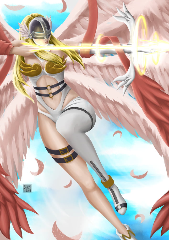 Angewomon &amp; LadyDevimon Hentai #101576322