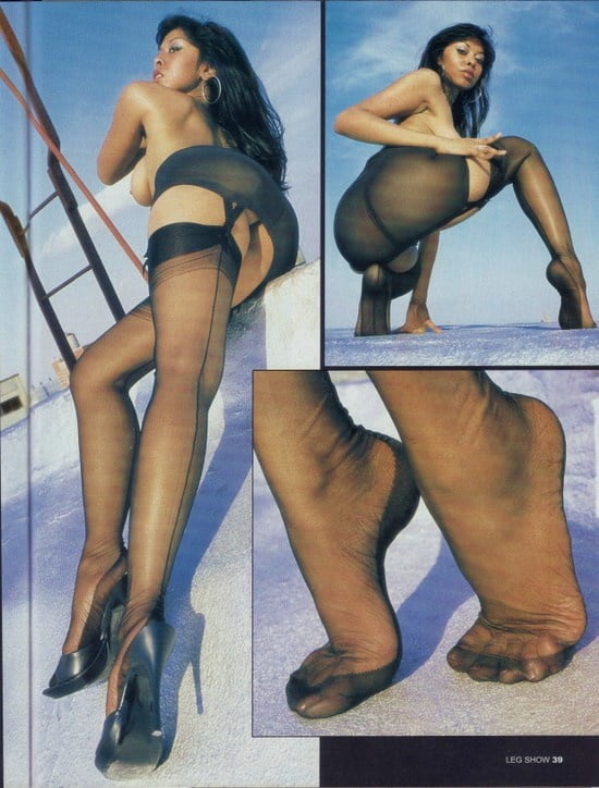 Leg Show Magazine - Black FF Stockings &amp; Feet #89812896