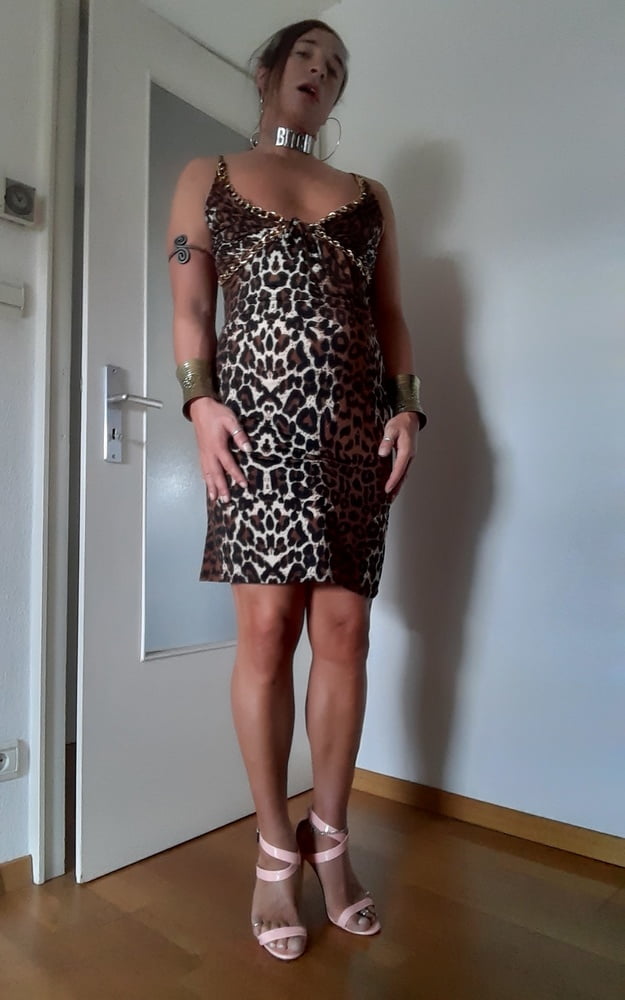 Tygra slut in leopard dress for Longdick Jack. #107181051