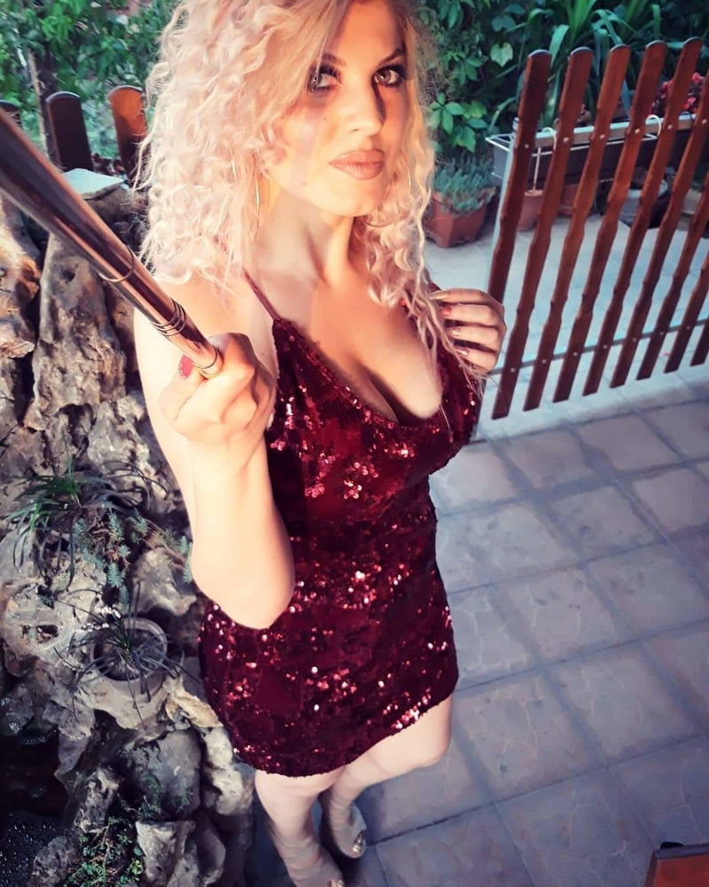 Serbian slut blonde girl big natural tits Maca Blagojevic #80149718