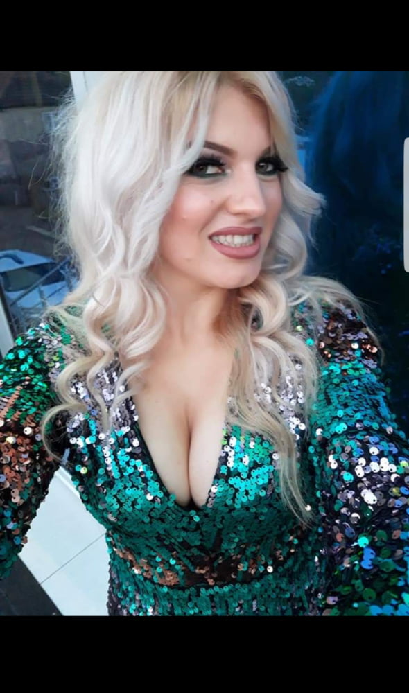 Serbian slut blonde girl big natural tits Maca Blagojevic #80149721