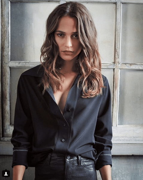 Alicia Vikander my ideal woman is flat chested. #92342563