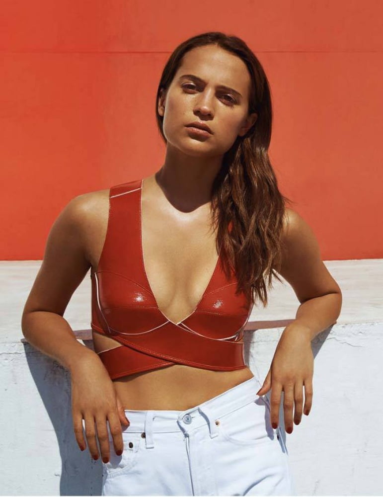 Alicia Vikander my ideal woman is flat chested. #92342611