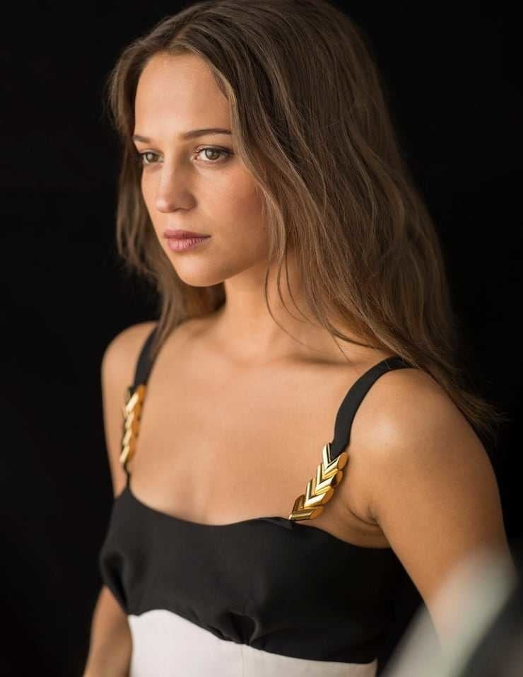 Alicia Vikander my ideal woman is flat chested. #92342667