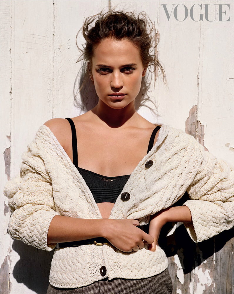 Alicia Vikander my ideal woman is flat chested. #92342732