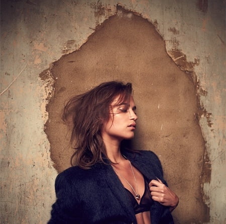 Alicia Vikander my ideal woman is flat chested. #92342738