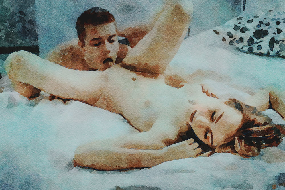 Erotic Digital Watercolor 50 #104755227