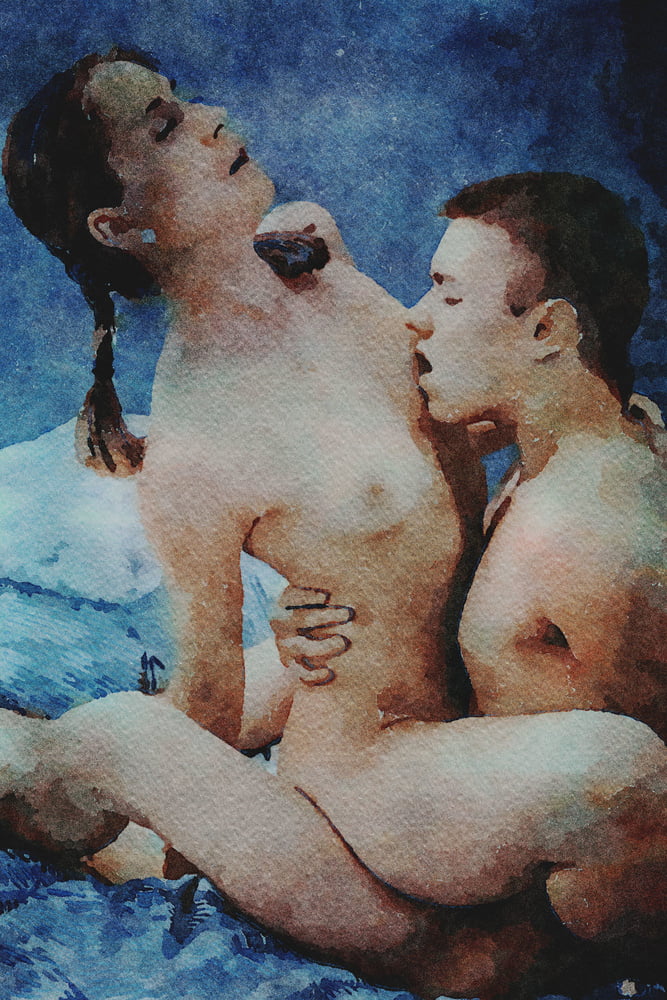 Erotic Digital Watercolor 50 #104755316