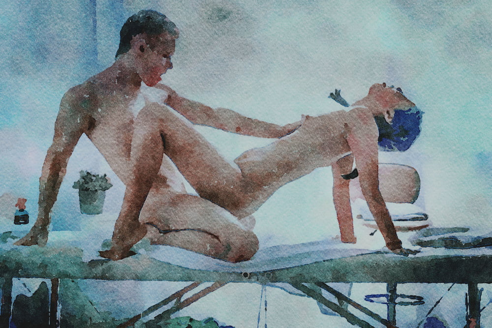 Erotic Digital Watercolor 50 #104755362