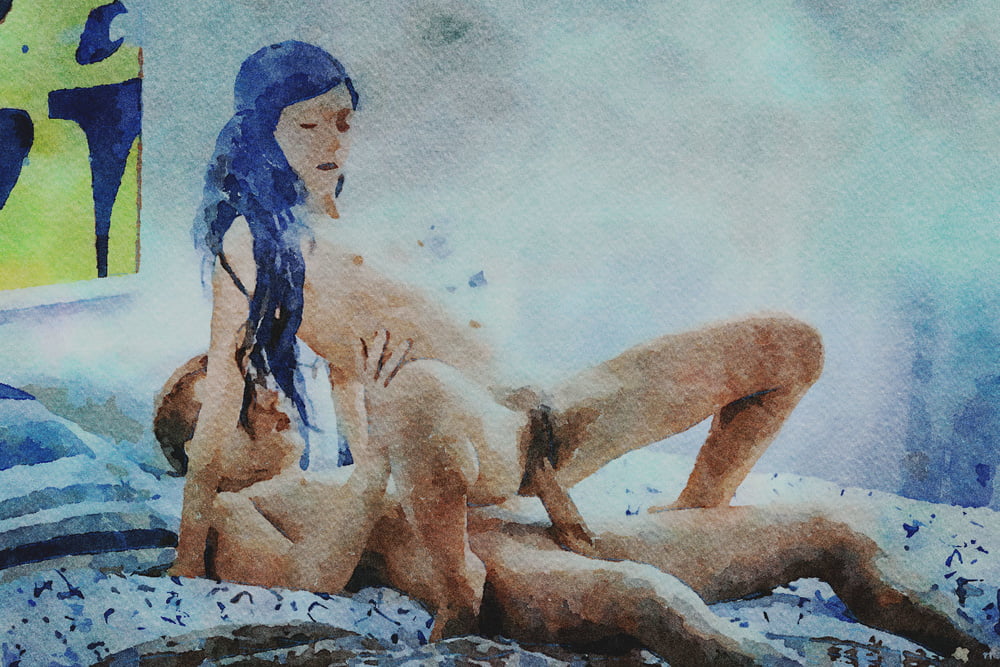 Erotic Digital Watercolor 50 #104755380