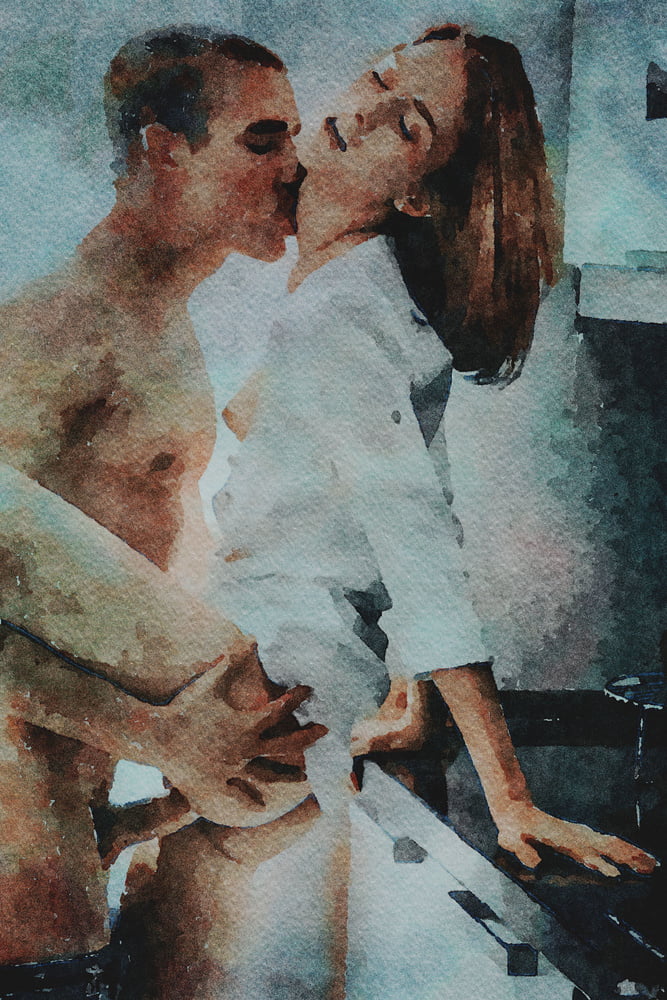 Erotic Digital Watercolor 50 #104755469