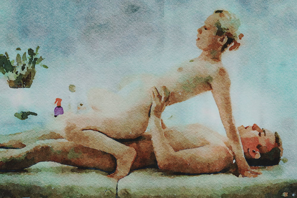 Erotic Digital Watercolor 50 #104755493