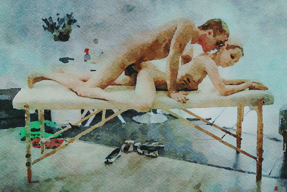 Erotic Digital Watercolor 50 #104755499