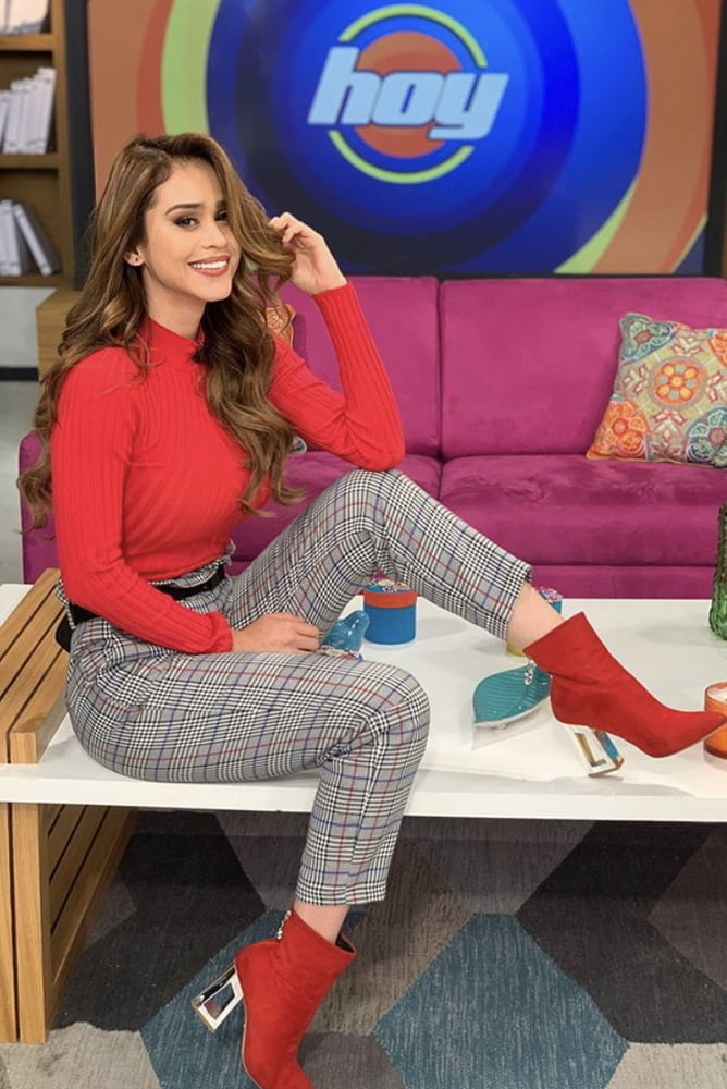YANET GARCIA AND HER ASS BEAUTIFUL MEXICAN WEATHER GIRL #89132114