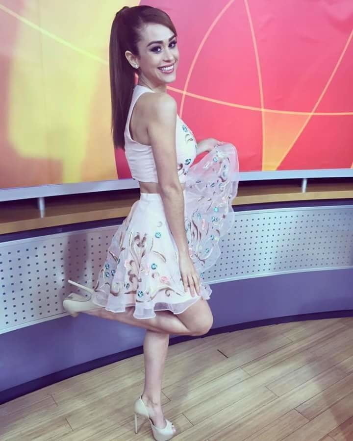 YANET GARCIA AND HER ASS BEAUTIFUL MEXICAN WEATHER GIRL #89132447