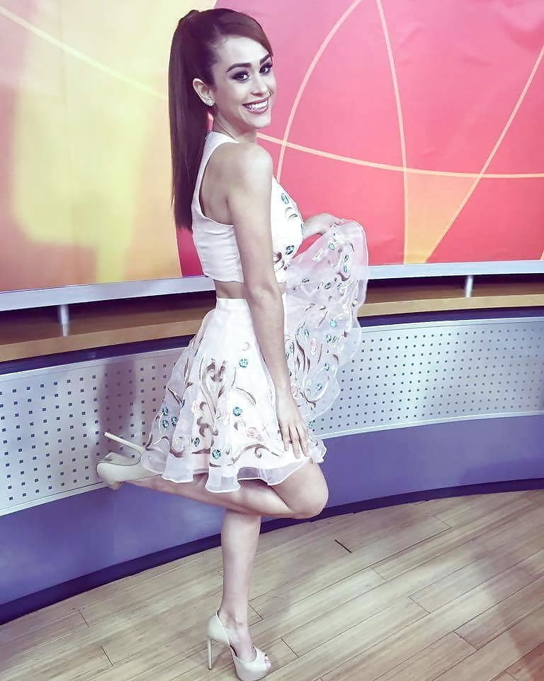 YANET GARCIA AND HER ASS BEAUTIFUL MEXICAN WEATHER GIRL #89132484