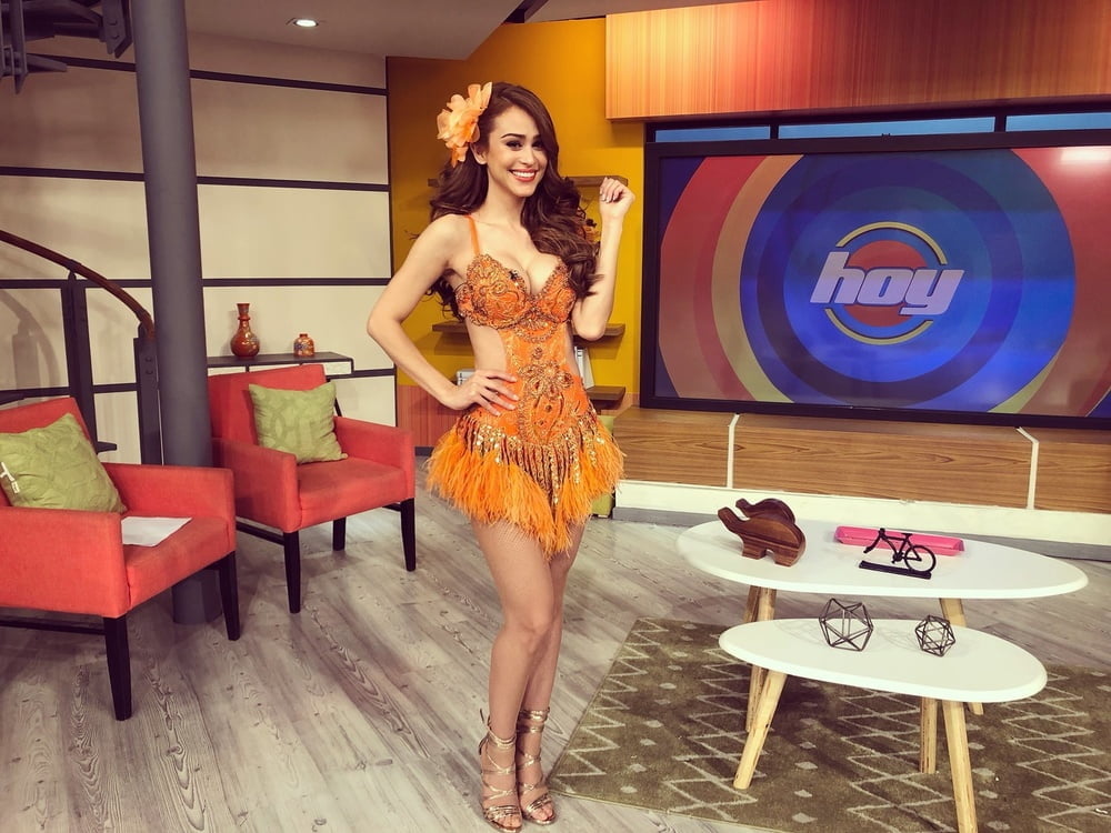 YANET GARCIA AND HER ASS BEAUTIFUL MEXICAN WEATHER GIRL #89132551