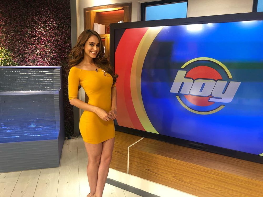 YANET GARCIA AND HER ASS BEAUTIFUL MEXICAN WEATHER GIRL #89132560