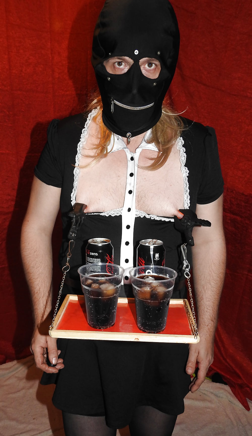 SissyMaid served cold drinks #107321494