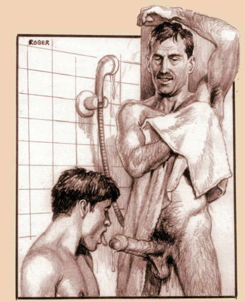 Cartoon Homosexuell ( Sex und Wasser)
 #93393667
