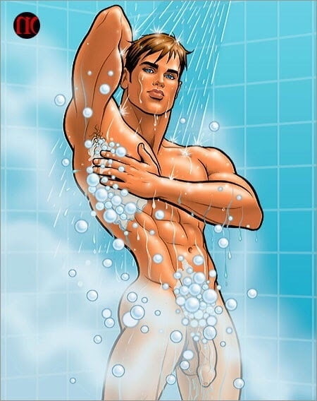 Cartoon gay ( sesso e acqua)
 #93393698