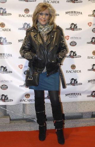 Female Celebrity Boots &amp; Leather - Lydia Lozano #101219567