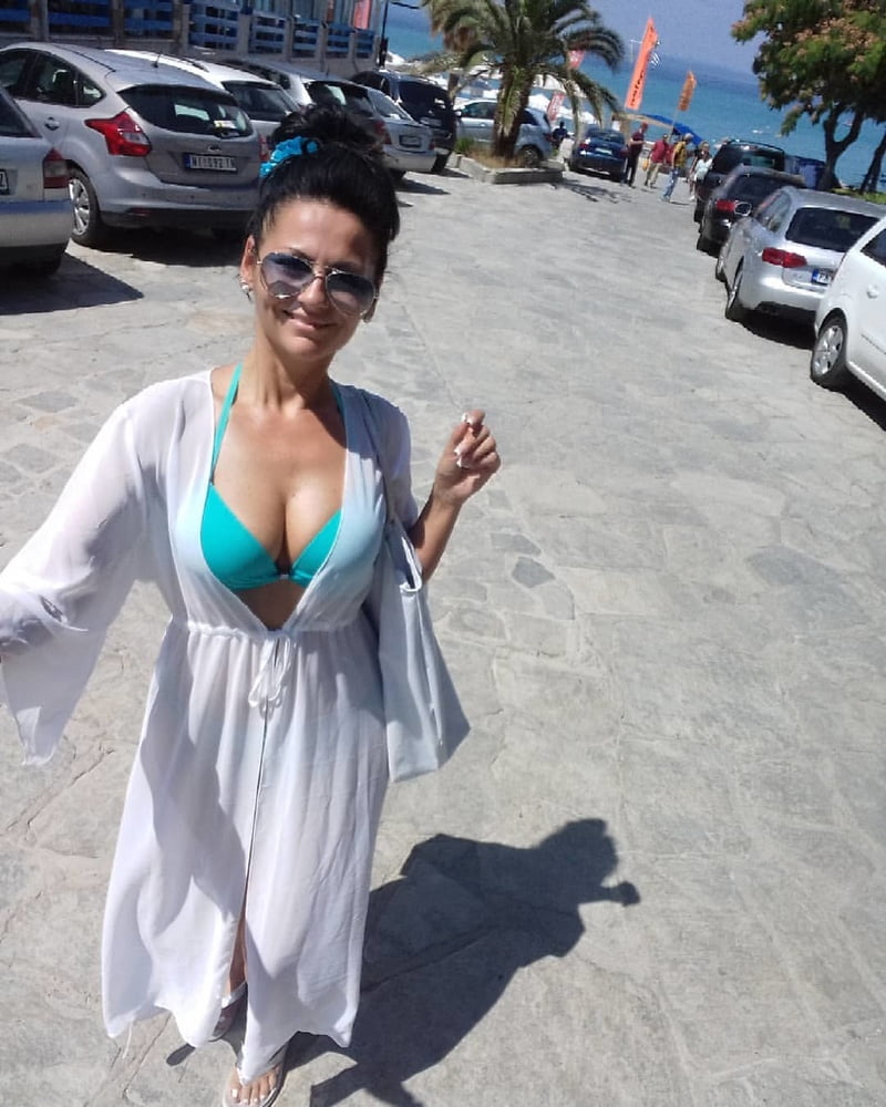 Serbian hot milf whore big natural tits Natalija Naca #93902755