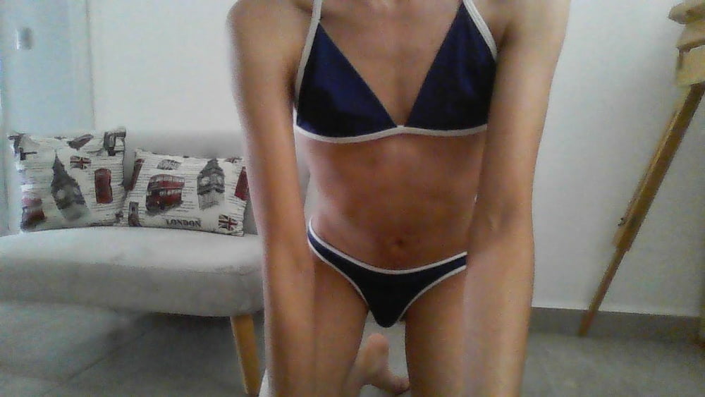 Bikini skinny trans girl #107237232