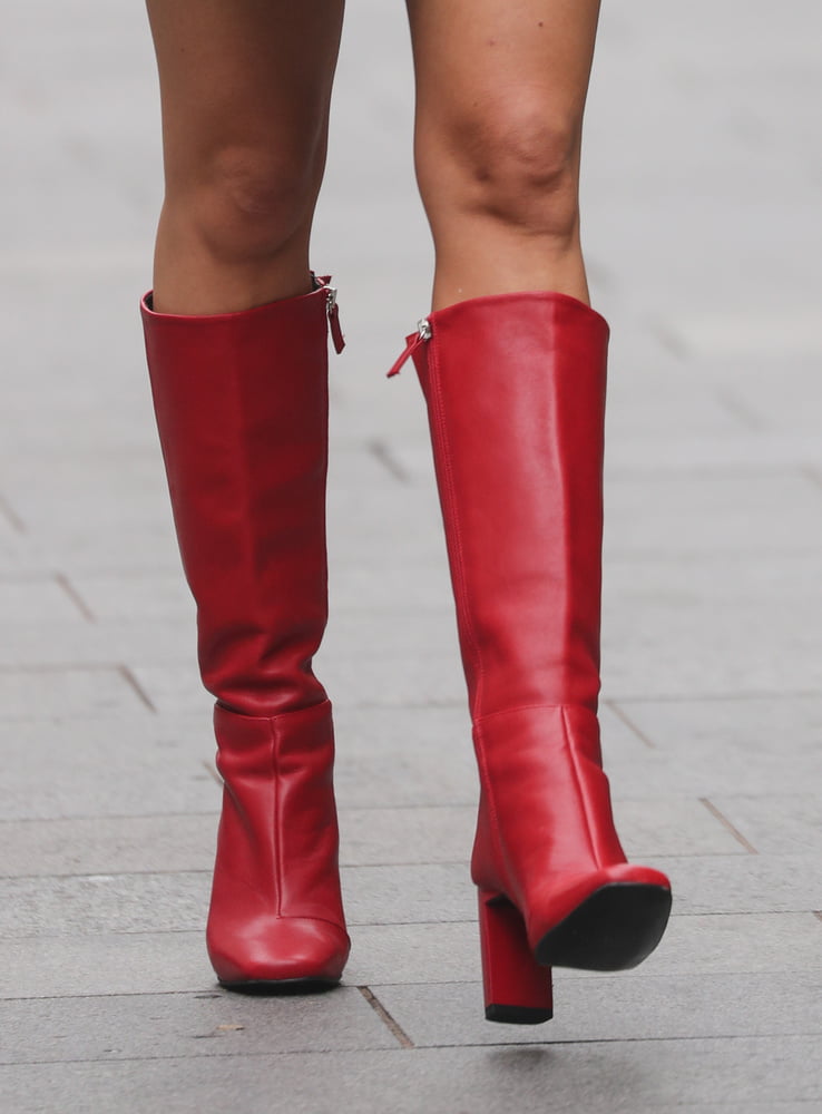 Female Celebrity Boots &amp; Leather - Ashley Roberts #98417729