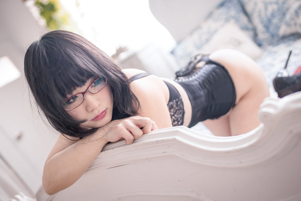 Eri Kitami wearing tight corset and stockings #87830781