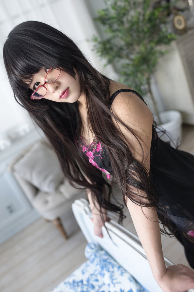 Eri Kitami wearing tight corset and stockings #87830832