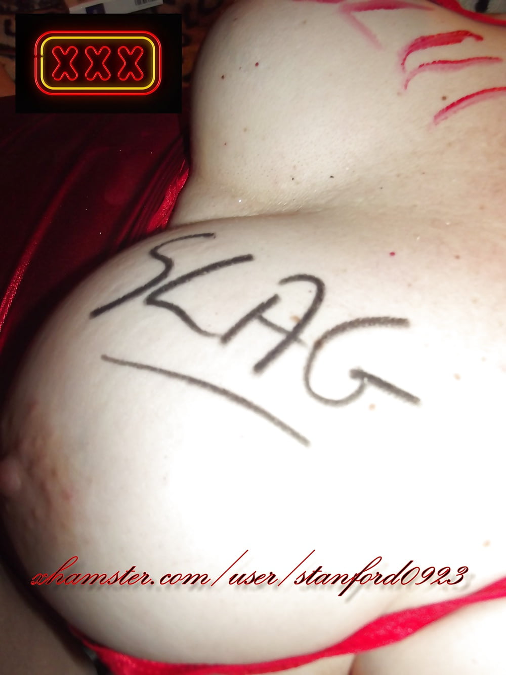 BODY WRITING SLUT #106925667