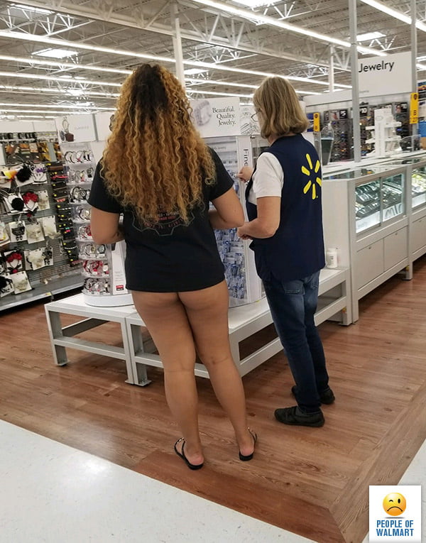 Tangaslip, durchsichtig, kurze Shorts bei Walmart
 #101406794