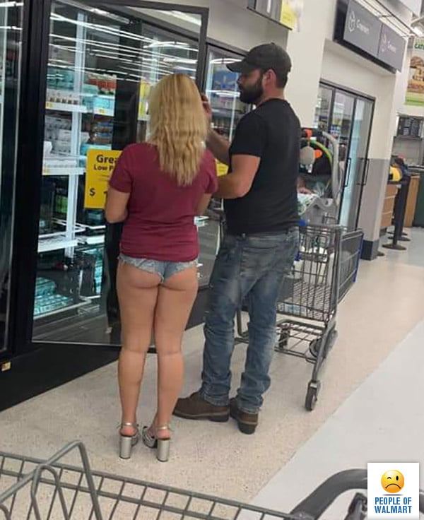 Tangaslip, durchsichtig, kurze Shorts bei Walmart
 #101406808