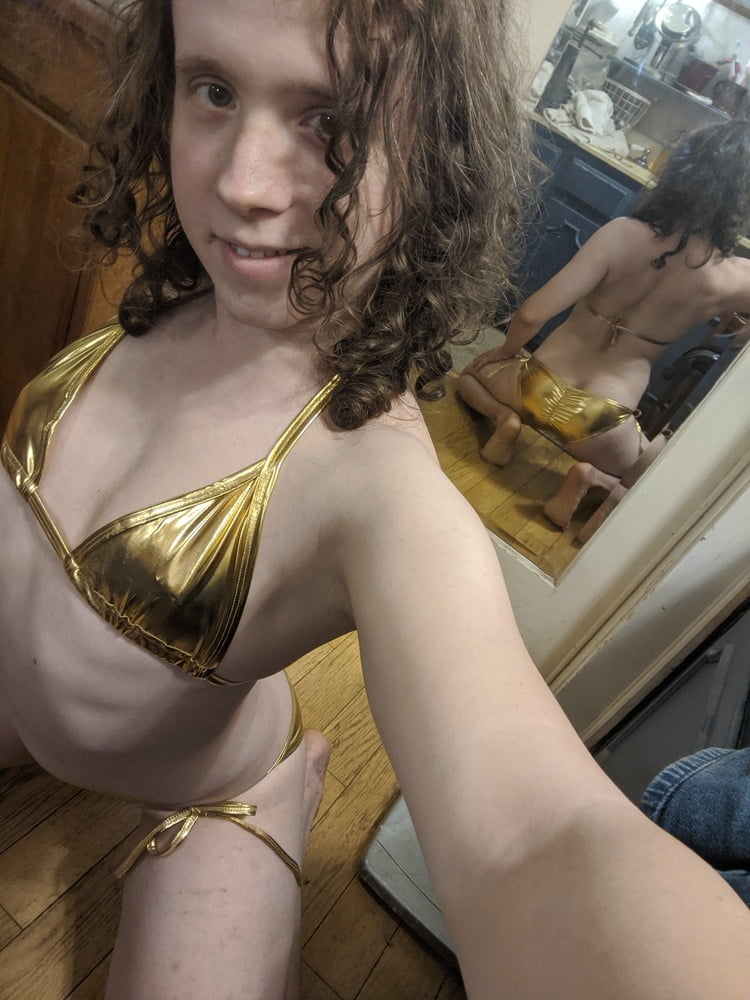 Gold Bikini and Shorts #107187300