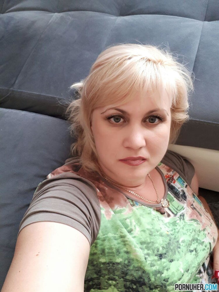 Blonde Russian MILF Sveta Exposing Herself #81942189
