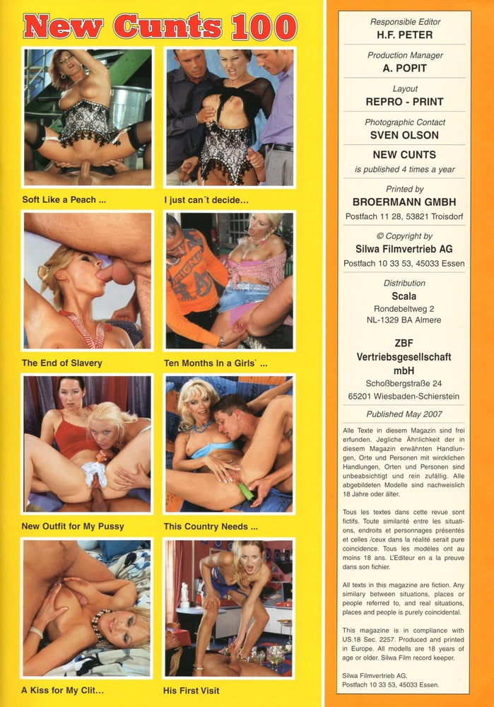 New Cunts 100 - Classic Vintage Retro Porno Magazine #90665212
