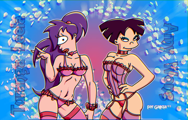 Leela &amp; Amy Wong: (Futurama) #105675069