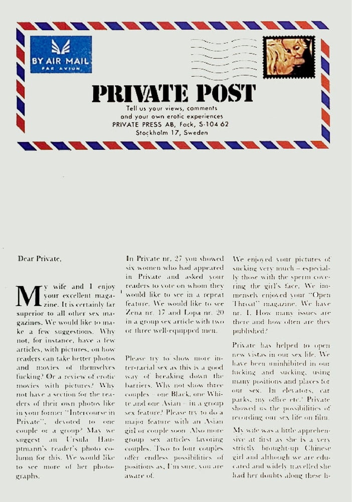 Vintage Retro Porno - Private Magazine - 037 #92105470