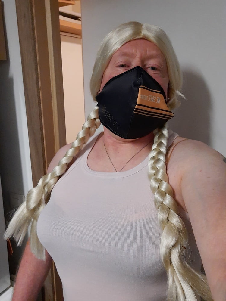 Ginger crossdresser wears bra #107100371